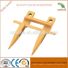 Combine harvester guard edge knife for agriculture farming